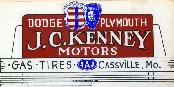 JC Kenney sign